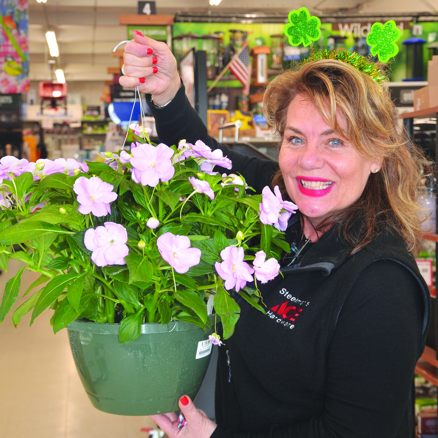 Steelman's hardware celebrates opening of greenhouse Davie County